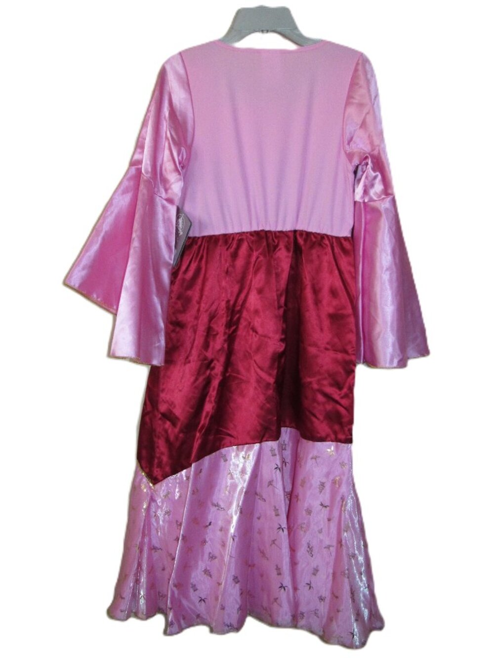 NWT Disney Store Mulan Deluxe Girl's 9/10 Costume Dress Pink Red Blue - Picture 3 of 4